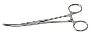 Kleszcze kleszczyki Pean zagięte 16cm