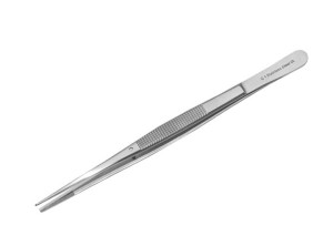 Pęseta pinceta do szwów Semken prosta 15,5cm