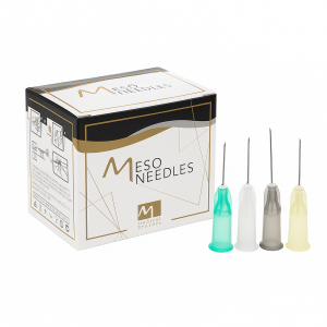 Cienkościenne igły do mezoterapii (32G) 0.23 x 4 mm Meso Needles. 100 szt.