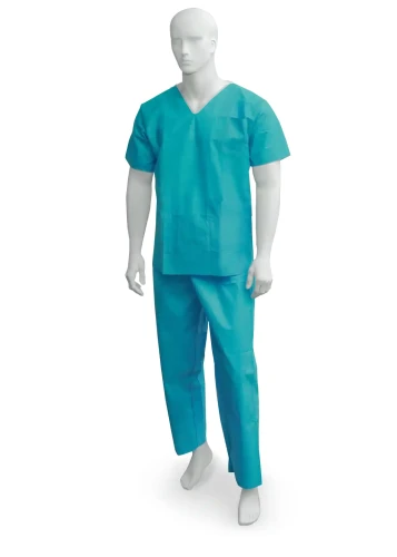 Komplet chirurgiczny OPERO XL ( bluza + spodnie ) - z włókniny SMMS, zielony