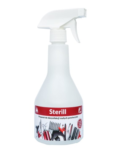 Sterill – płyn do szybkiej dezynfekcji sprzętu i małych powierzchni, 500 ml + spryskiwacz
