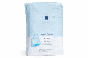 Rękawica do mycia ciała podfoliowana Abena Airlaid 50szt.