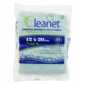 Myjka do ciała CLEANET 12cm x 20cm 24szt.