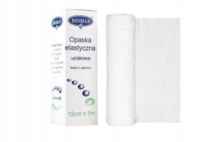 Opaska elastyczna z zapinką Biomar 5m x 12cm w kartoniku