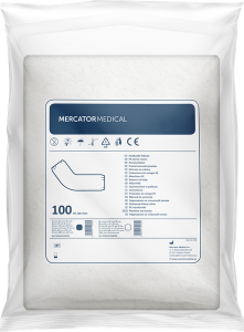 Zarękawki foliowe z gumkami białe 100szt.