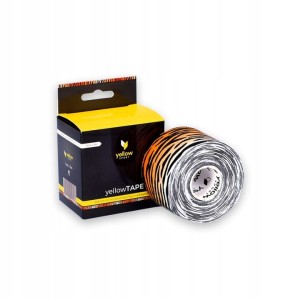 Taśma do kinesiotapingu yellowSPORT 5cmx5m TYGRYS