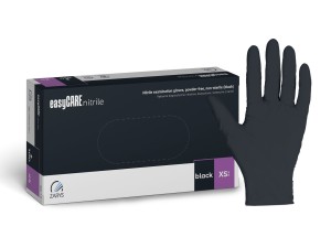 Rękawice nitrylowe czarne easyCARE 100szt.