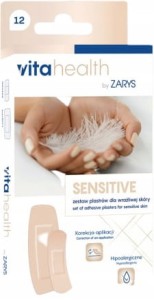 Zestaw plastrów dla osób z wrażliwą  skórą SENSITIVE 12 szt.
