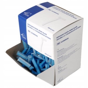 Golarki Jednorazowe ZARYS – Pojedyncze Ostrze, Zabezpieczenie, 100 szt.