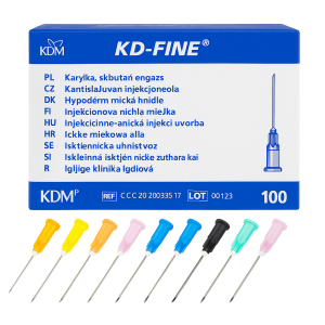 Igły Iniekcyjne KD-FINE 1,2mm x 40mm – Sterylne, Bezlateksowe, Ostrzone, 100 szt.