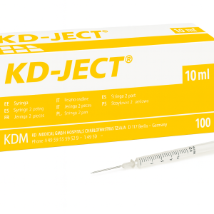 Strzykawki jednorazowe KD-JECT – 2-częściowe, luer 10ml 100szt