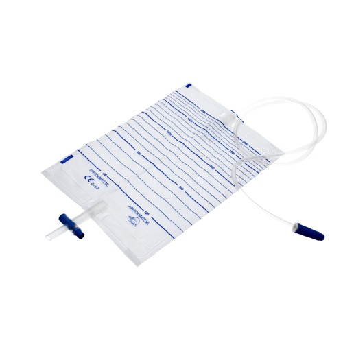 Worek do zbiórki moczu 2000 ml – dren 150 cm, jednorazowy, 10szt.