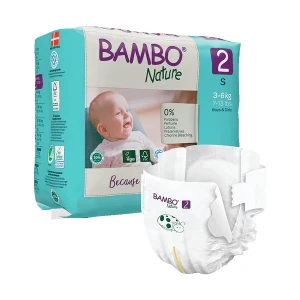Pieluszki dla dzieci Bambo Nature 2 (3-6 kg, 30szt.)