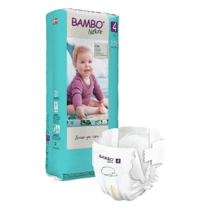 Pieluszki dla dzieci Bambo Nature 4 (7-14 kg, 48szt.)
