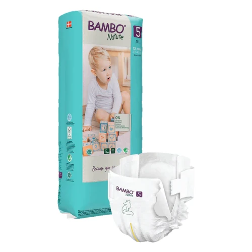 Pieluszki dla dzieci Bambo Nature 5 (12-18 kg, 44szt.)