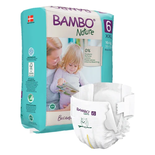 Pieluszki dla dzieci Bambo Nature 6 (16+ kg, 20szt.)