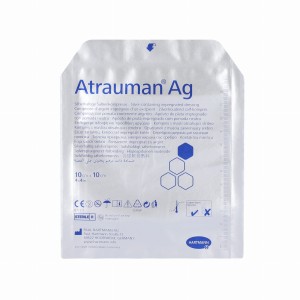 Atrauman Ag 10 cm x 10 cm opatrunek ze srebrem sterylny, 1 szt.