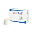 Przylepce mocujące ze sztucznego jedwabiu SILKplast – białe, na rolce