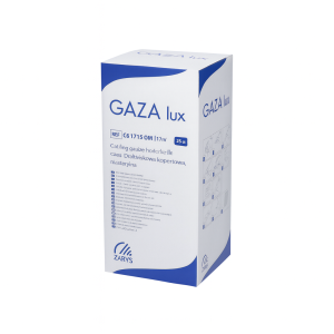  GAZA lux - gaza opatrunkowa, kopertowa, niesterylna, 17N, 1m2 (25sztuk w opakowaniu)