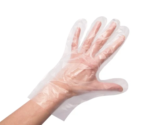 Rękawice foliowe HDPE BETAsafe, 100 szt., teksturowane, spożywcze