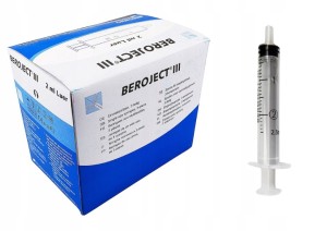 Strzykawki 3-częściowe BEROJECT Luer 2ml 100szt.