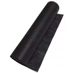Podkład włókninowy 60cm x 50mb perforacja 0.5m 15g/m2- czarny