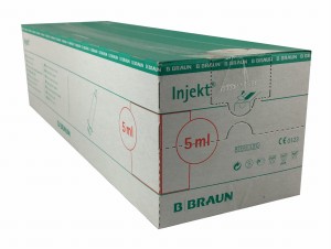 Strzykawki 2-częściowe BRAUN 5ml 100szt.